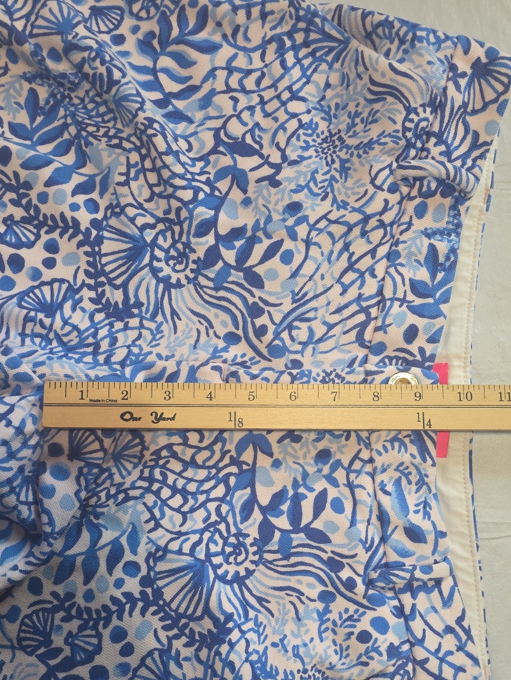 Lilly Pulitzer Women's Jayne Calla Lilly Pink High Tides Good Vibes Shorts 12 - Picture 6 of 8